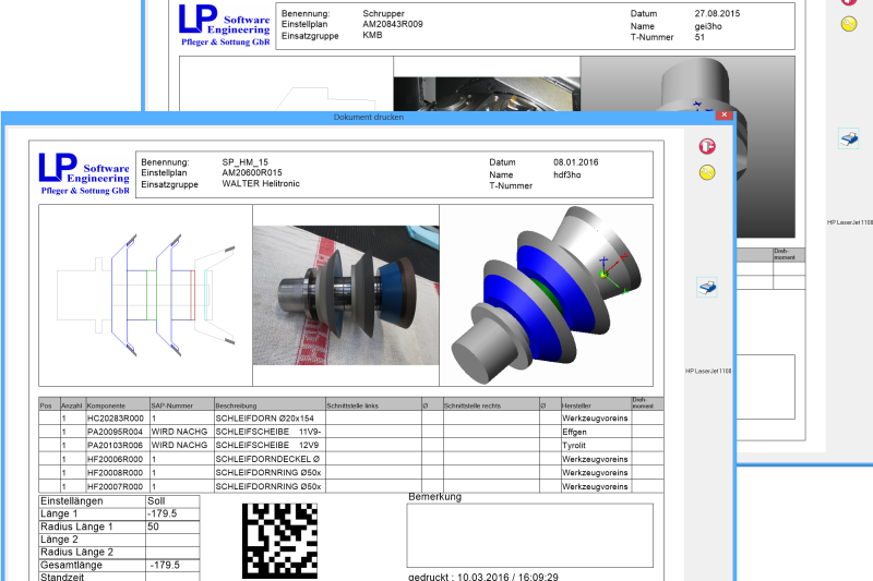 Einrichteblätter